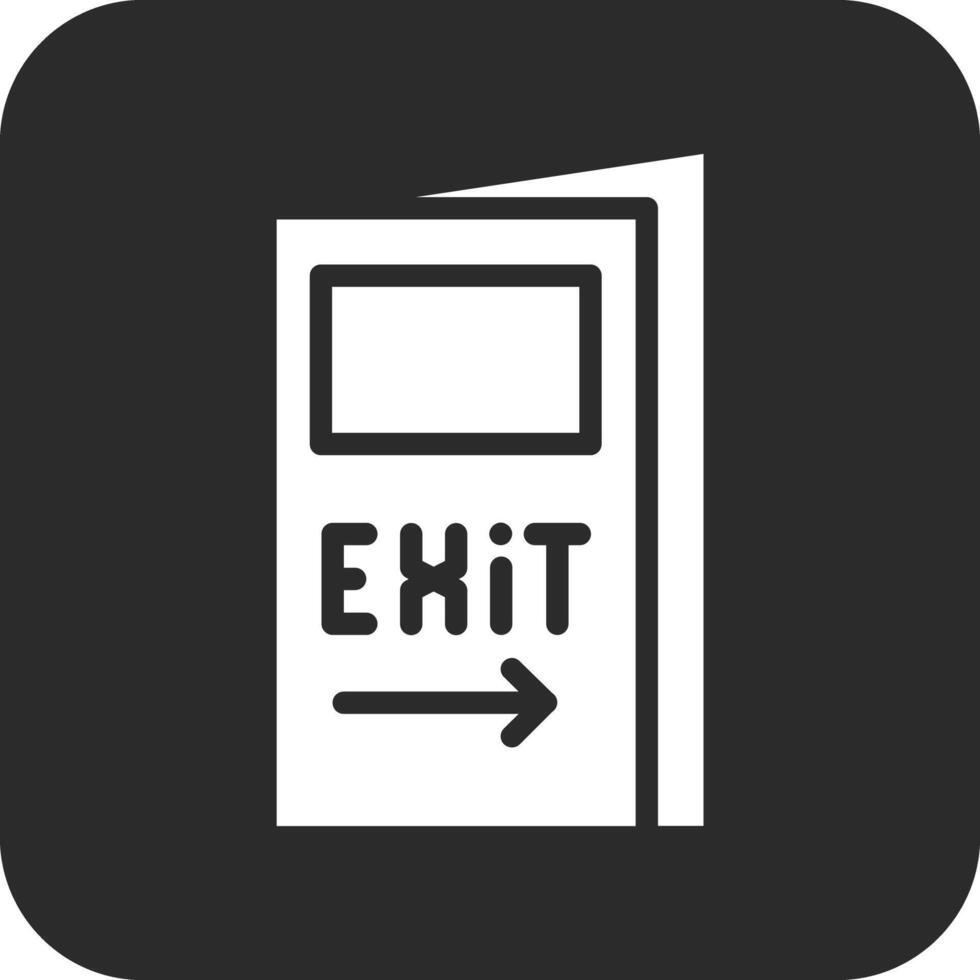 Emergency Exit Vector Icon