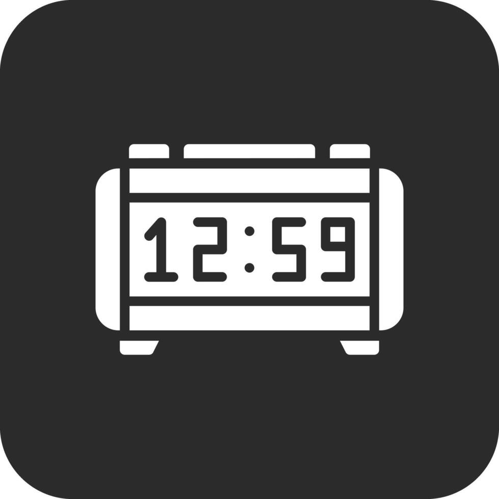 icono de vector de reloj digital