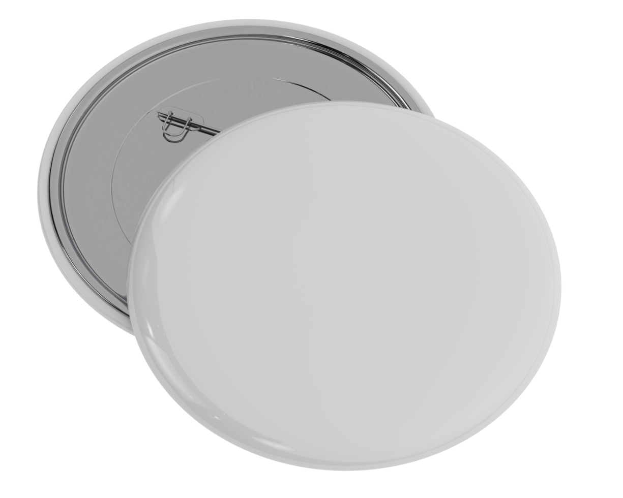 Button isolated on background. 3d rendering - illustration png