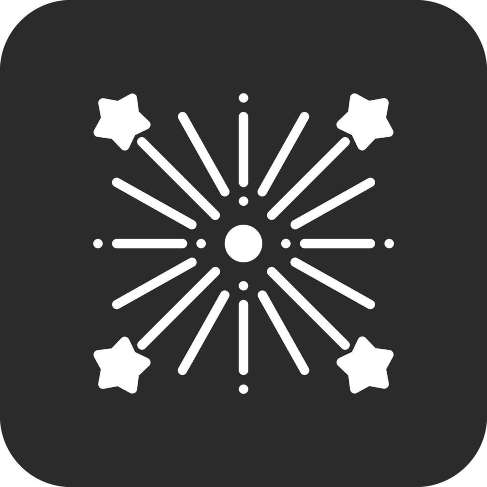 Wedding Fireworks Vector Icon