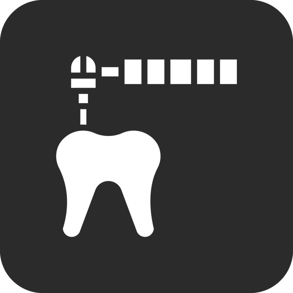 diente perforación vector icono