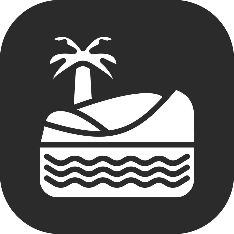 Desert Oasis Vector Icon