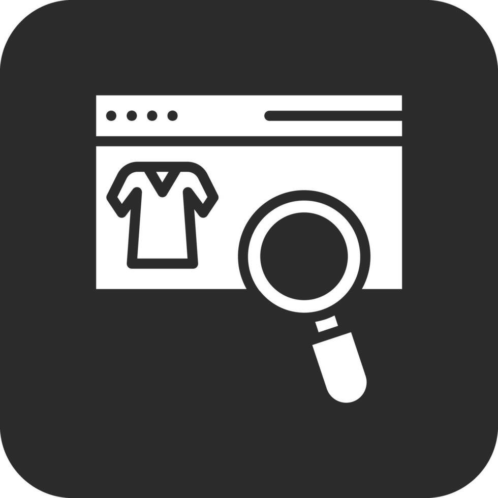 Search Clothes Vector Icon