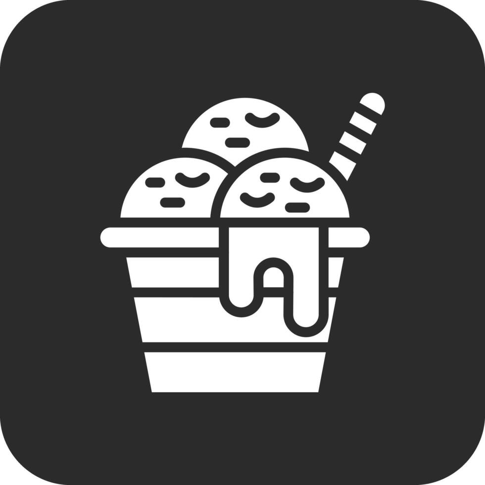 icono de vector de helado