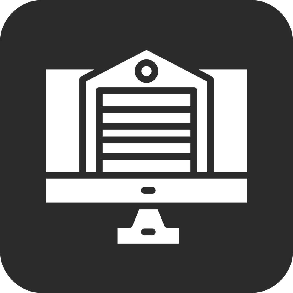 Online Warehouse Vector Icon