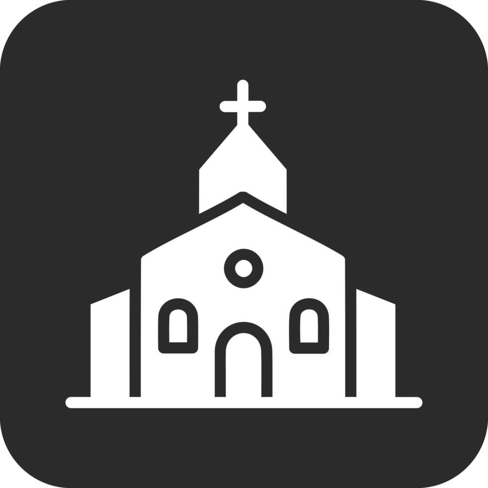 icono de vector de iglesia