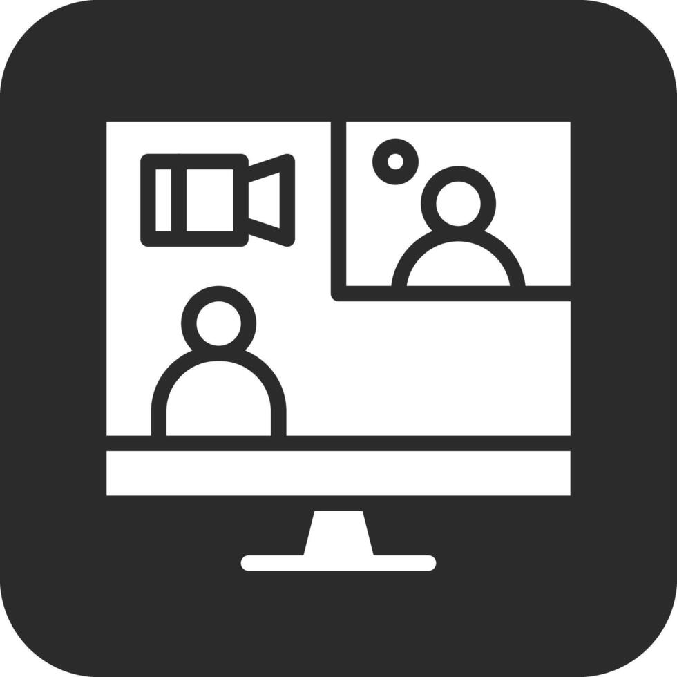 Video Conference Vector Icon