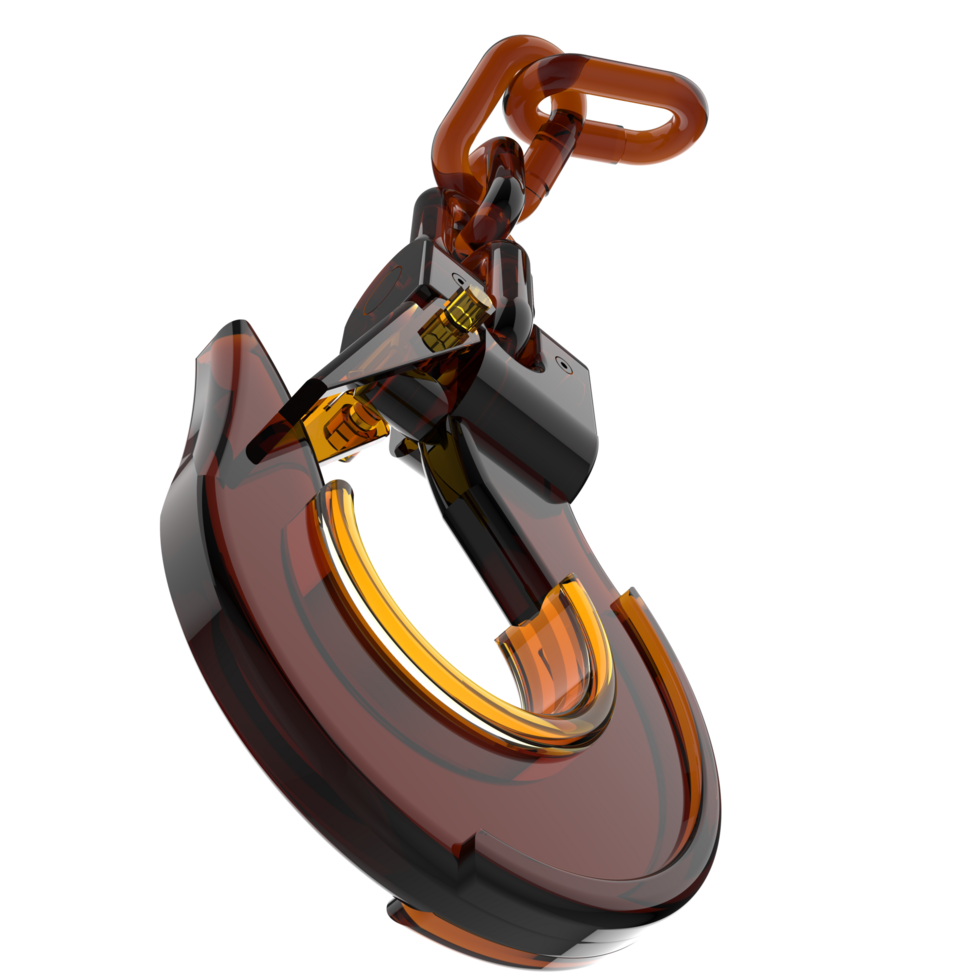 Construction crane isolated on background. 3d rendering - illustration png