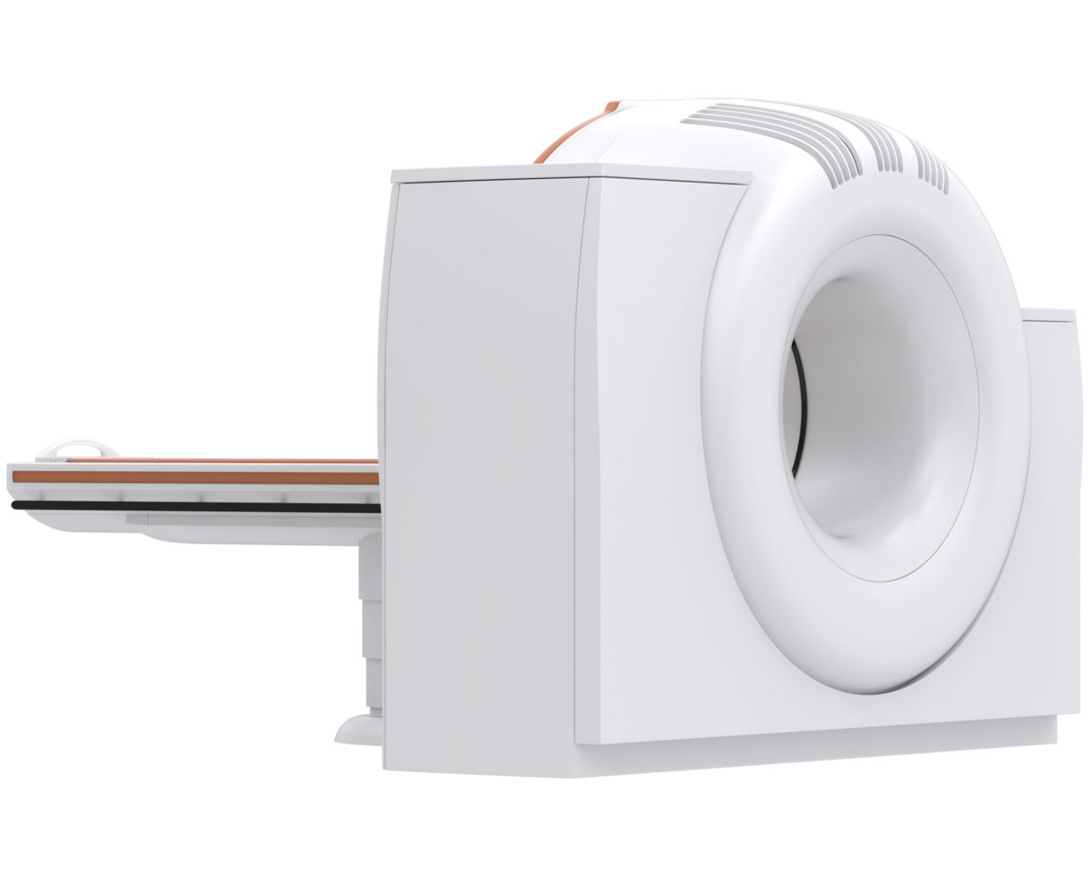 CT scanner isolated on background. 3d rendering - illustration png