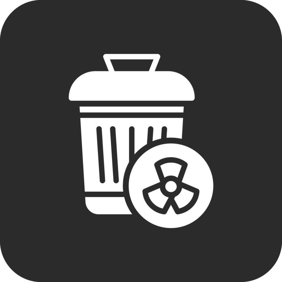 Nuclear Waste Vector Icon