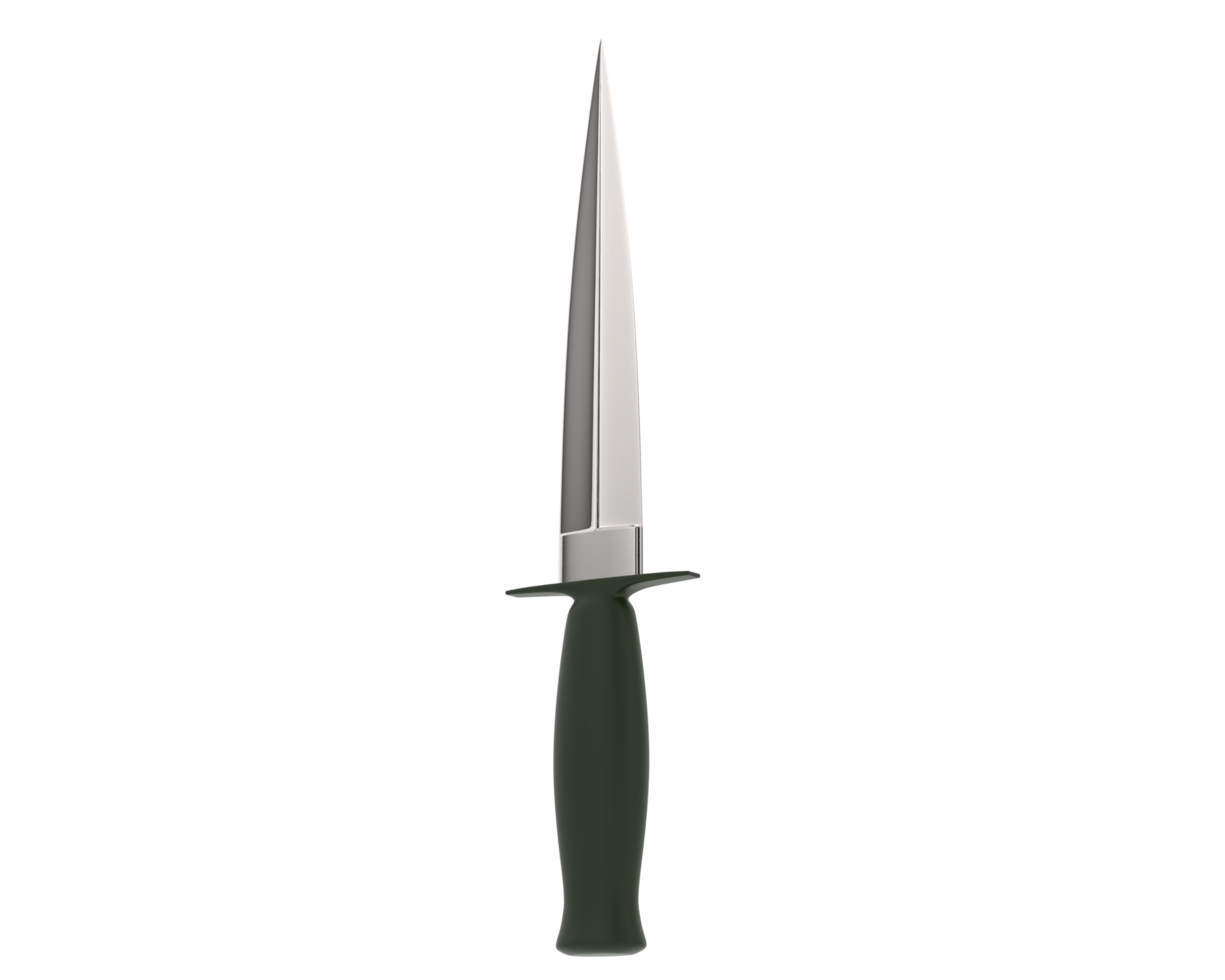 Dagger isolated on background. 3d rendering - illustration png