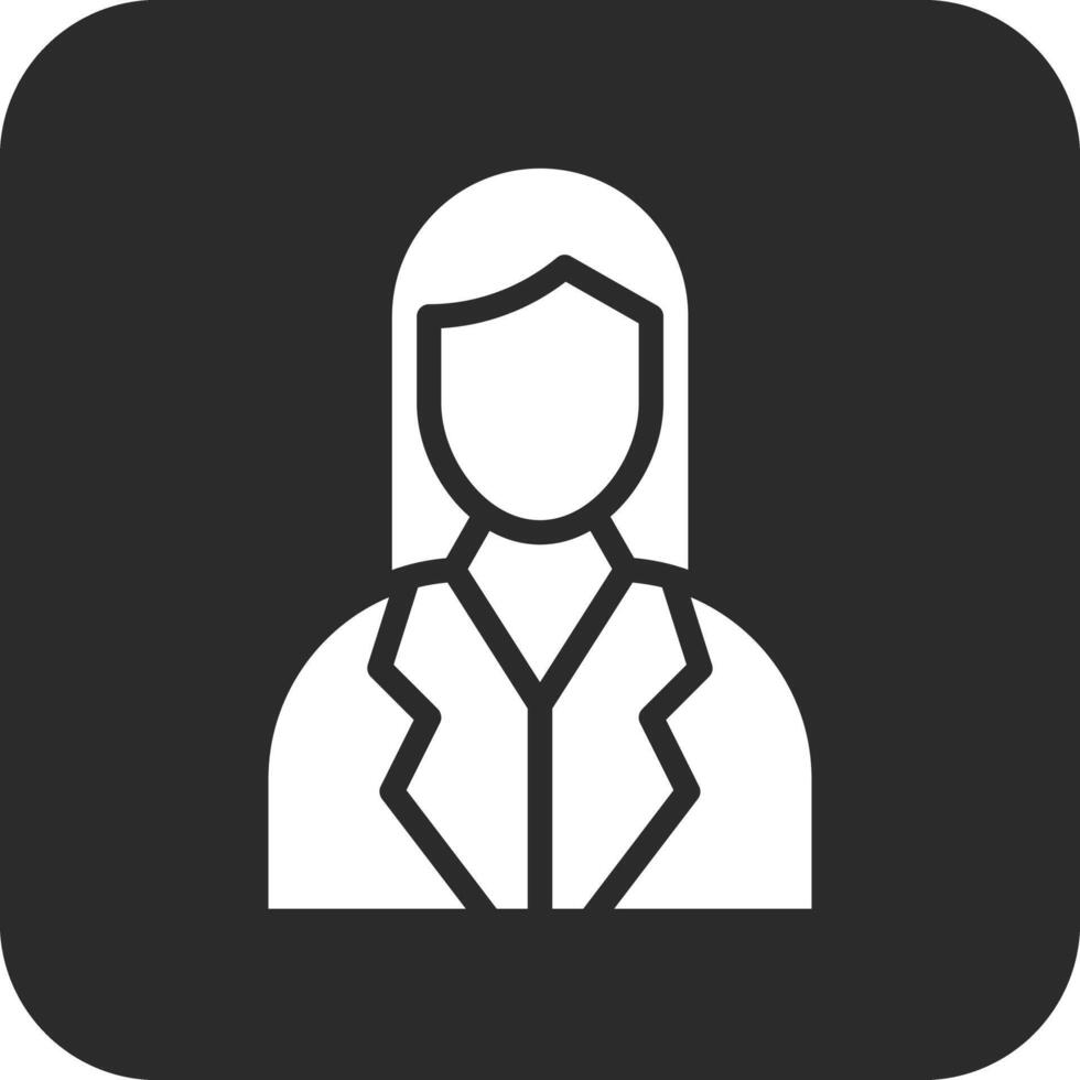 Female Financial Advisor Vector Icon