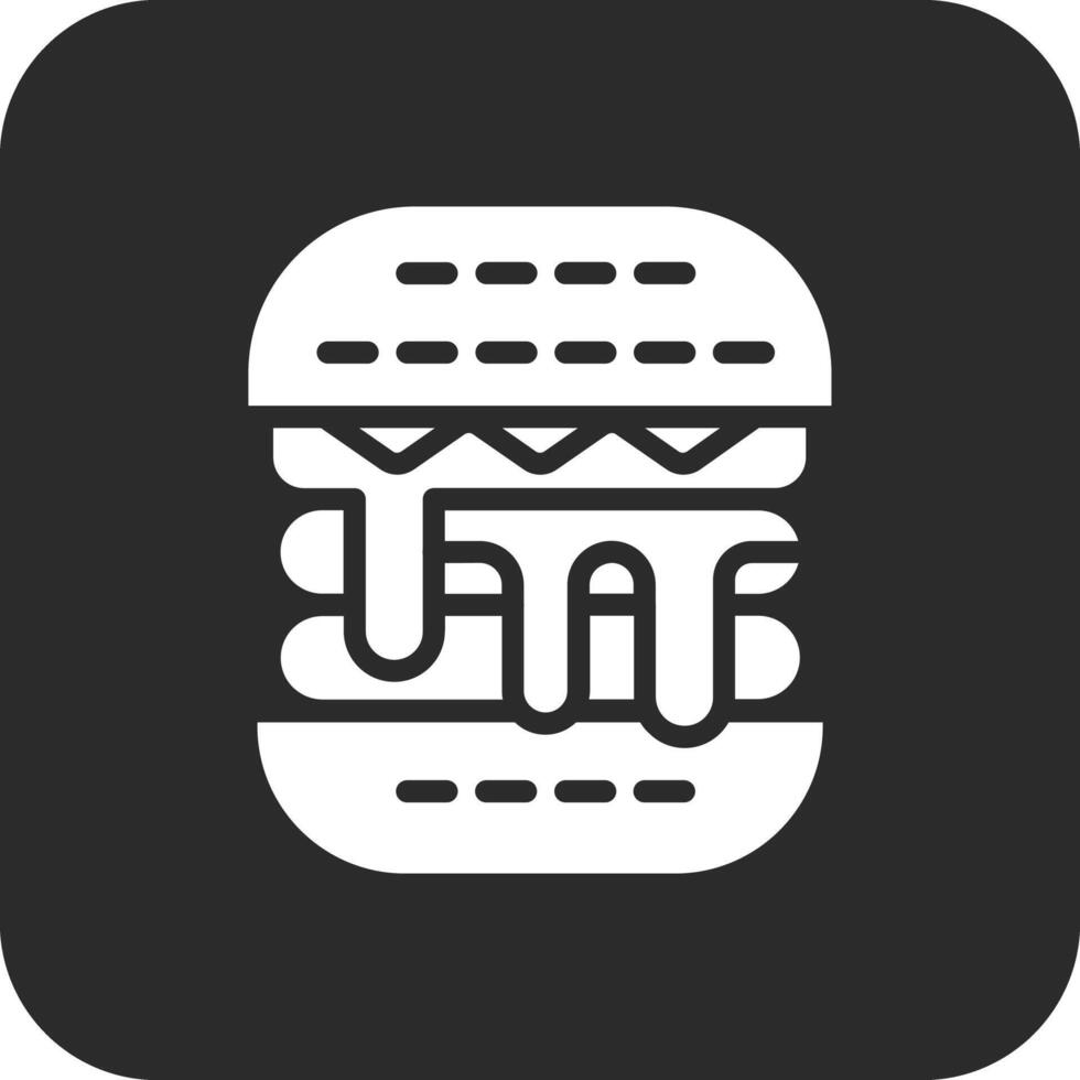 icono de vector de hamburguesa