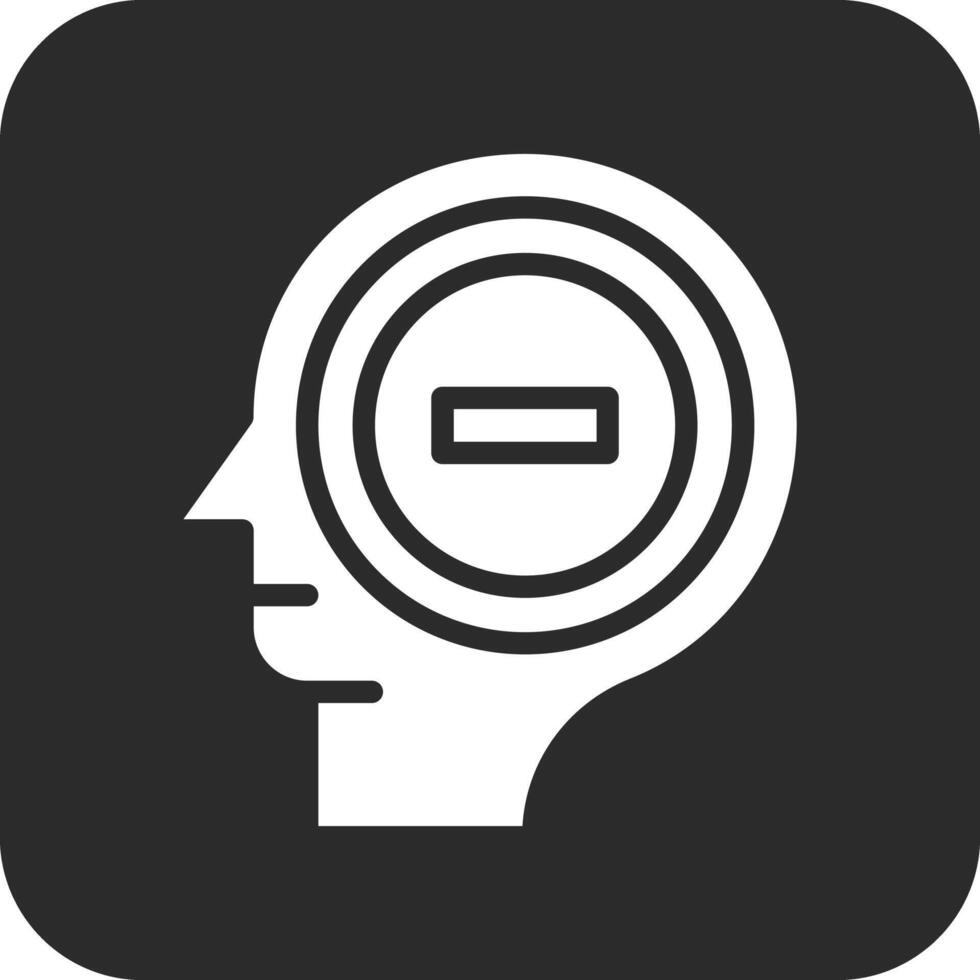 Negative Thinking Vector Icon