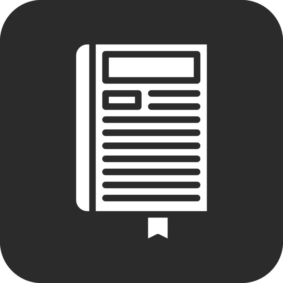 diario libro vector icono