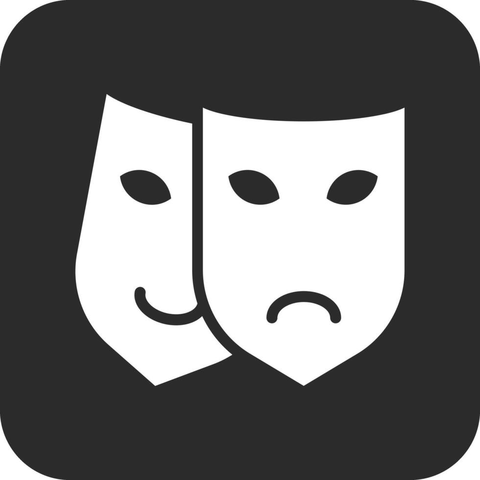 Theatre Mask Vector Icon