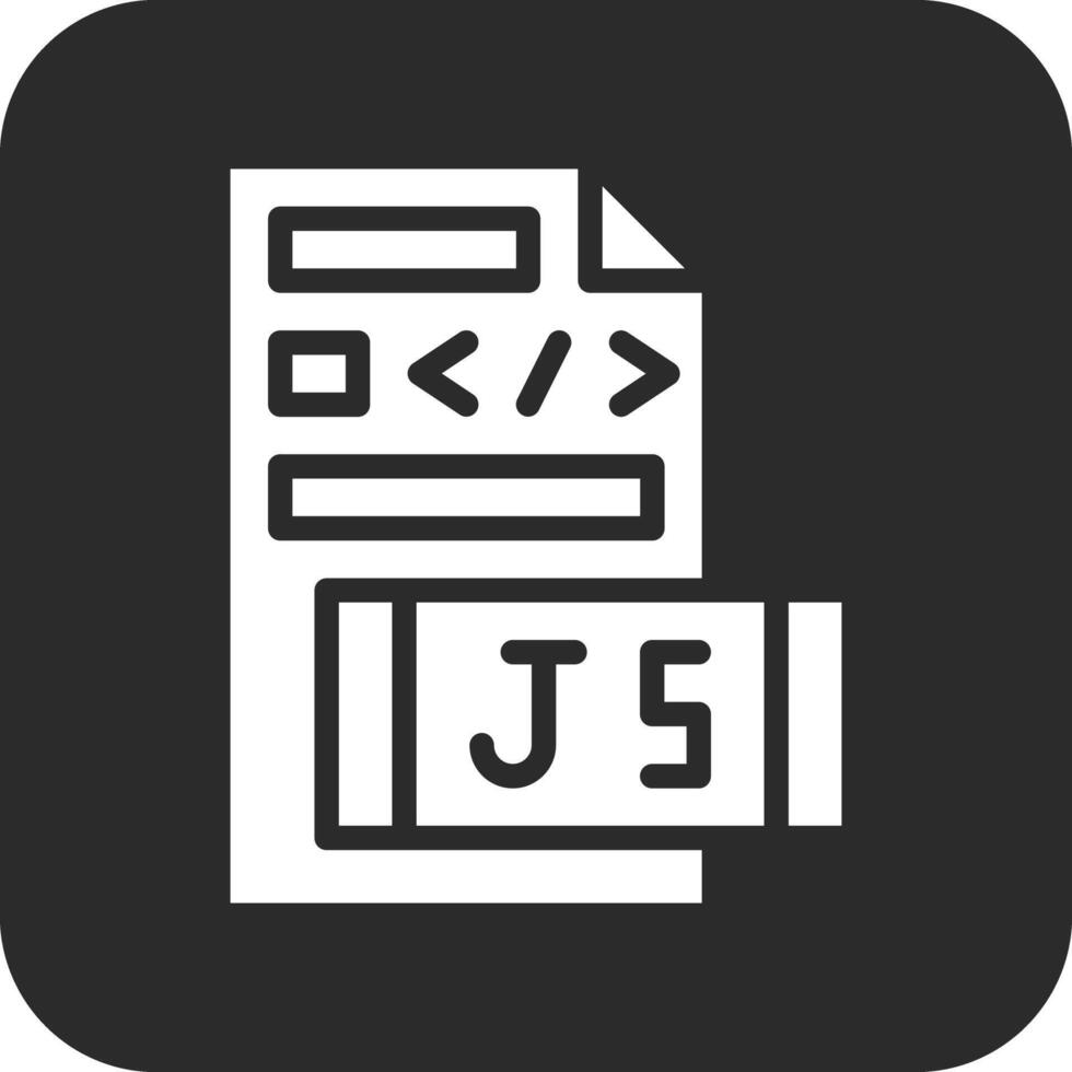 icono de vector de archivo javascript