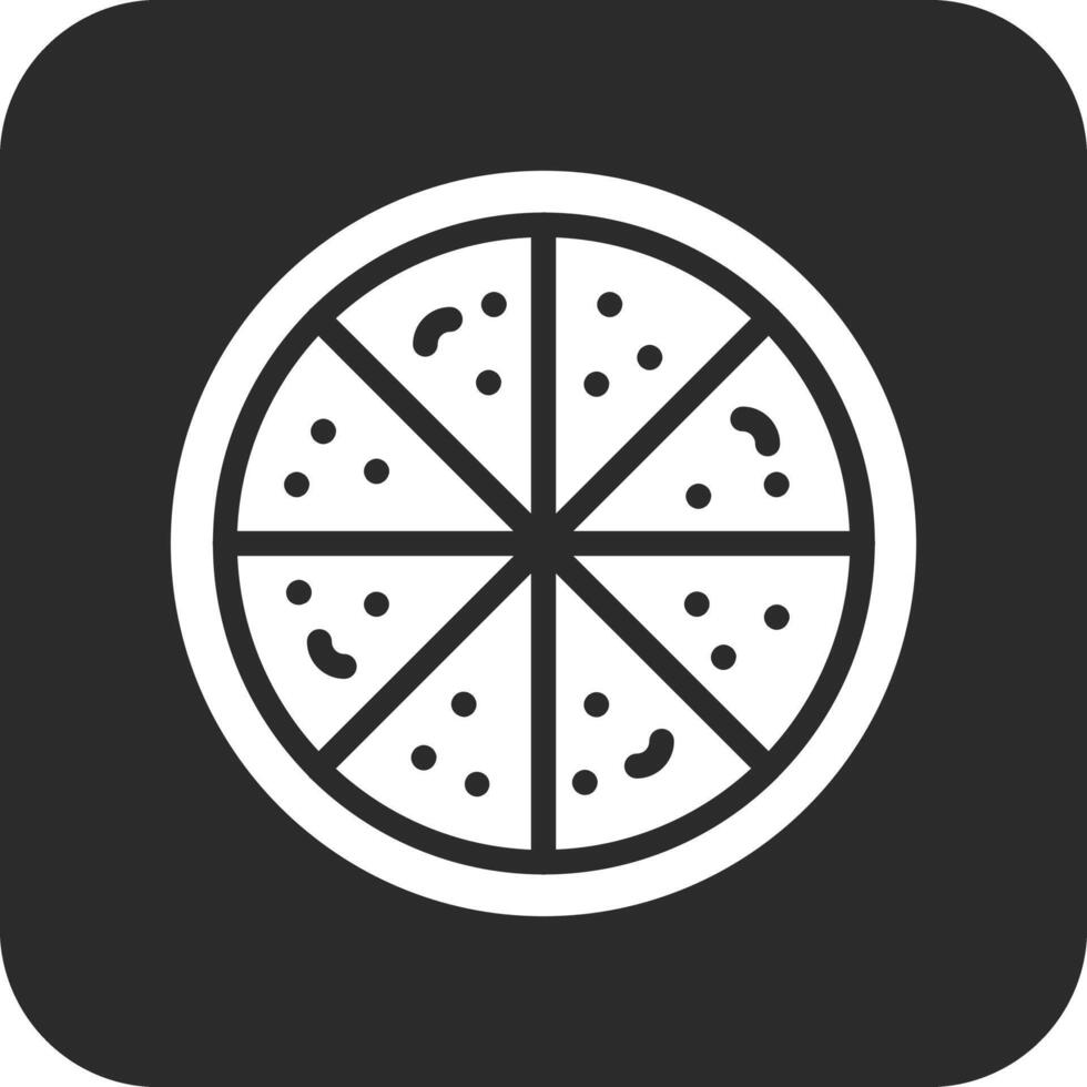 icono de vector de pizza