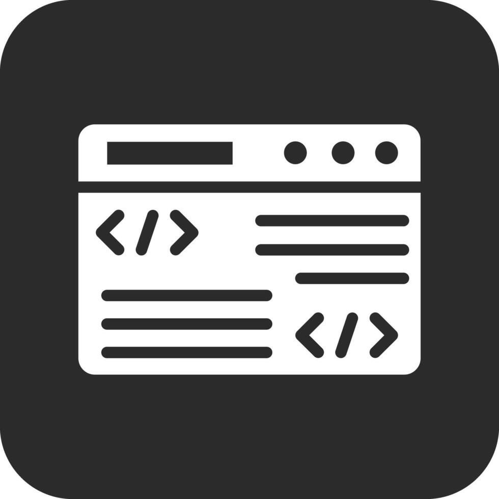 icono de vector de programación