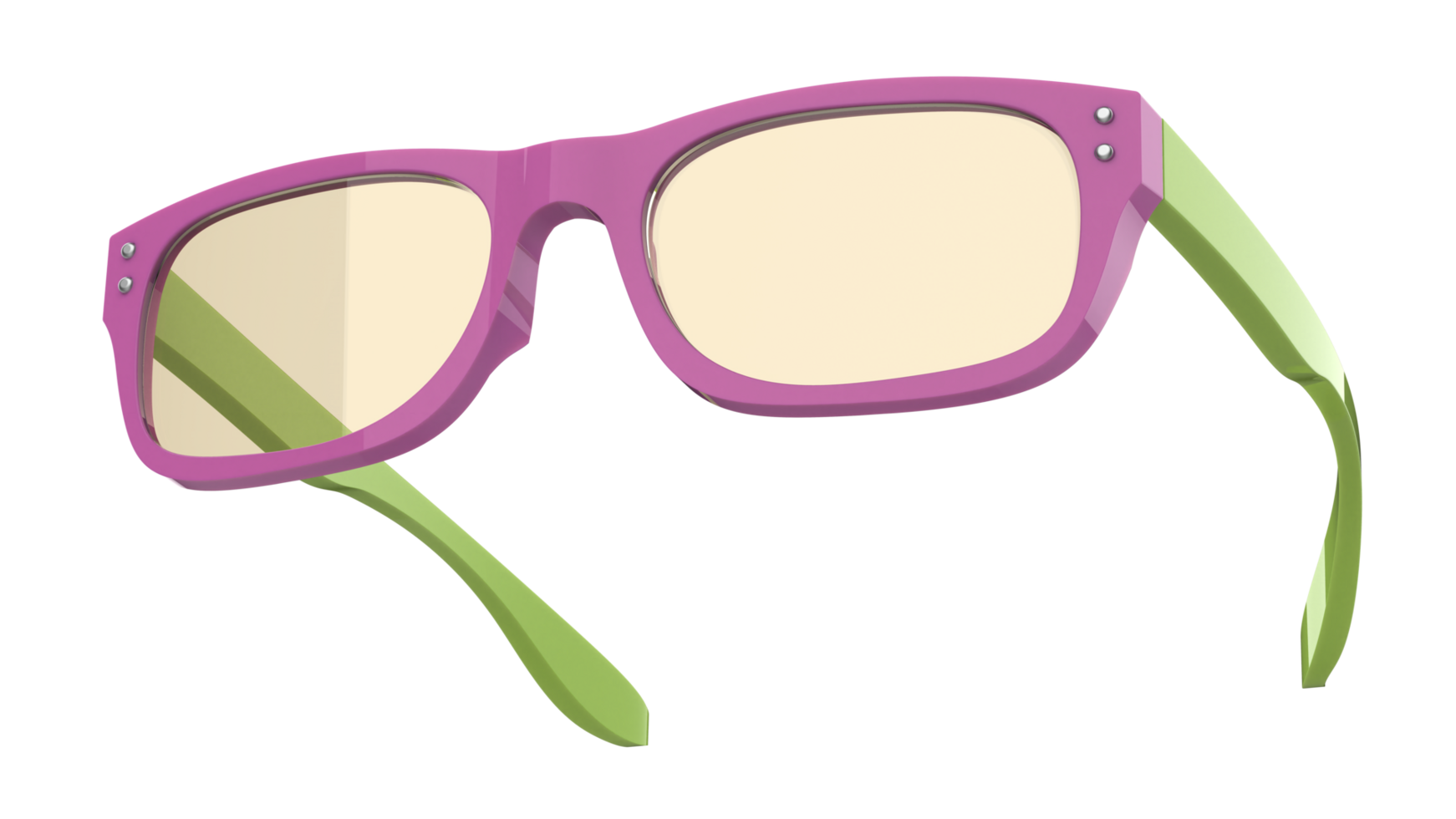 Sport glasses isolated on background. 3d rendering - illustration png