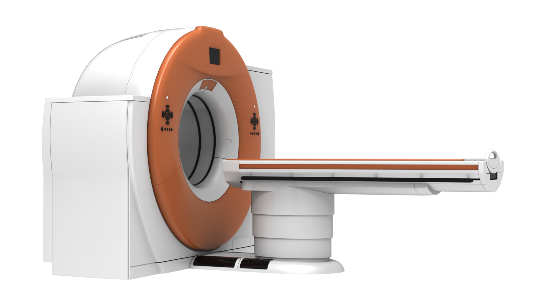 CT scanner isolated on background. 3d rendering - illustration png