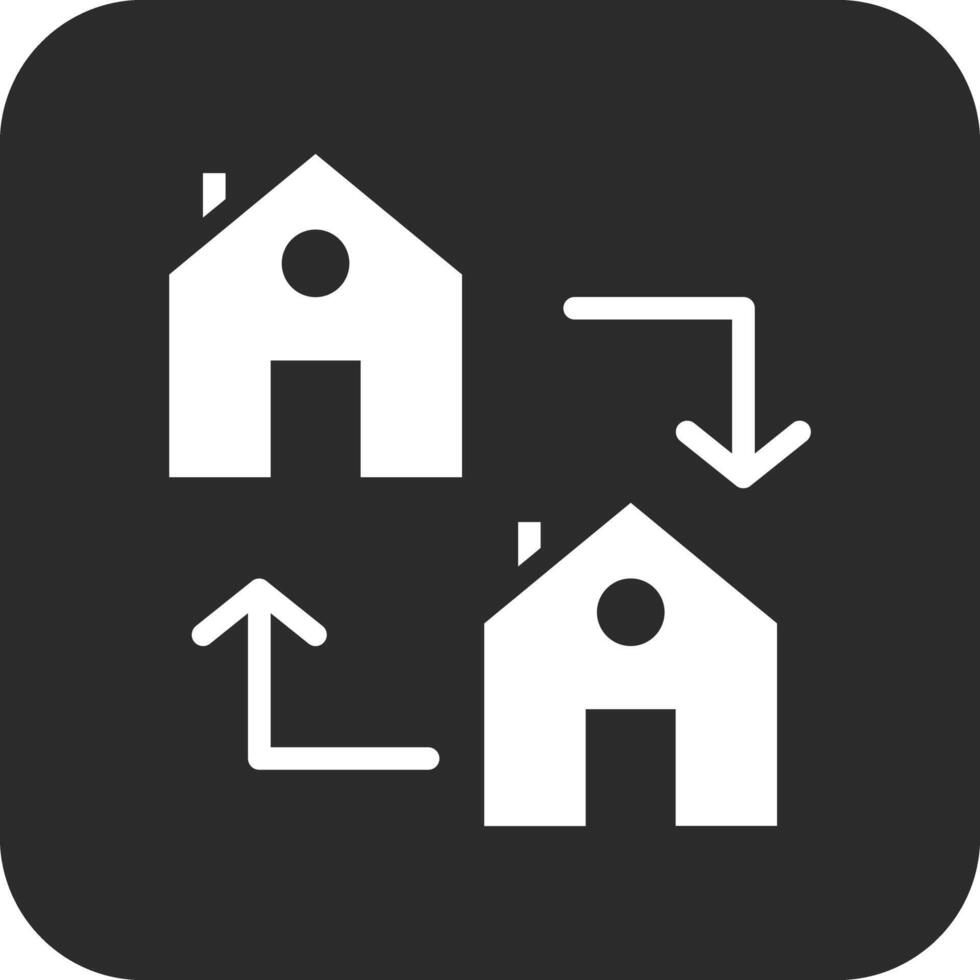 House Exchange Vector Icon