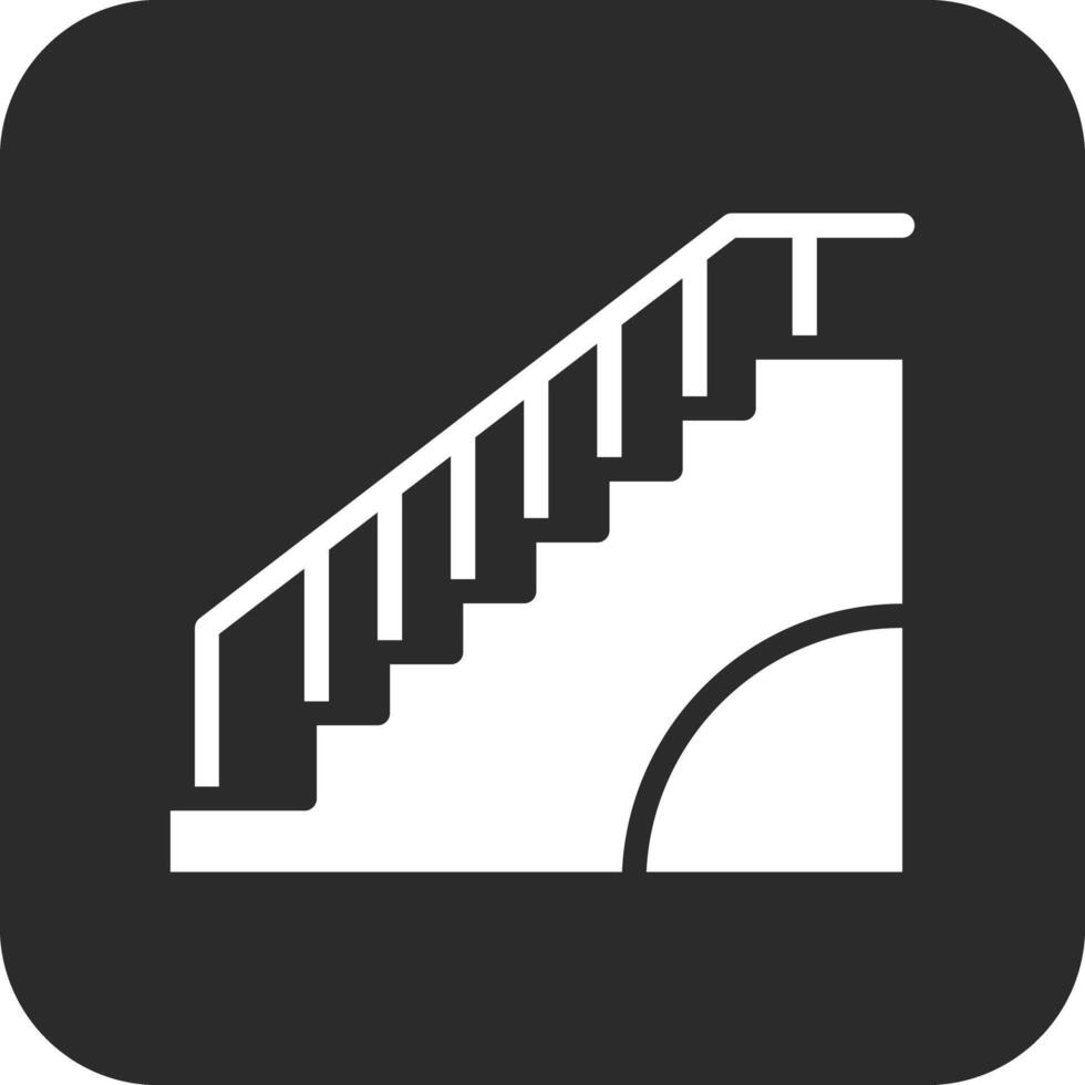 icono de vector de escaleras