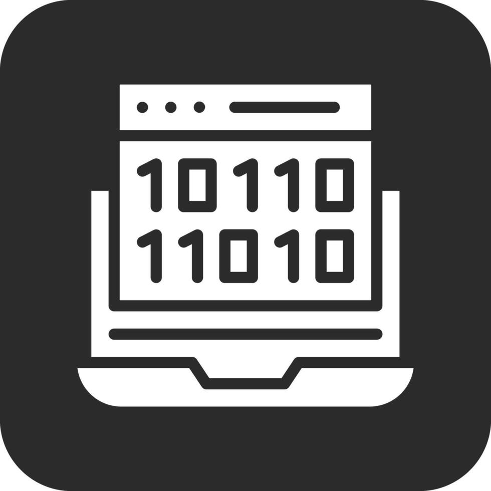 Binary Code Vector Icon