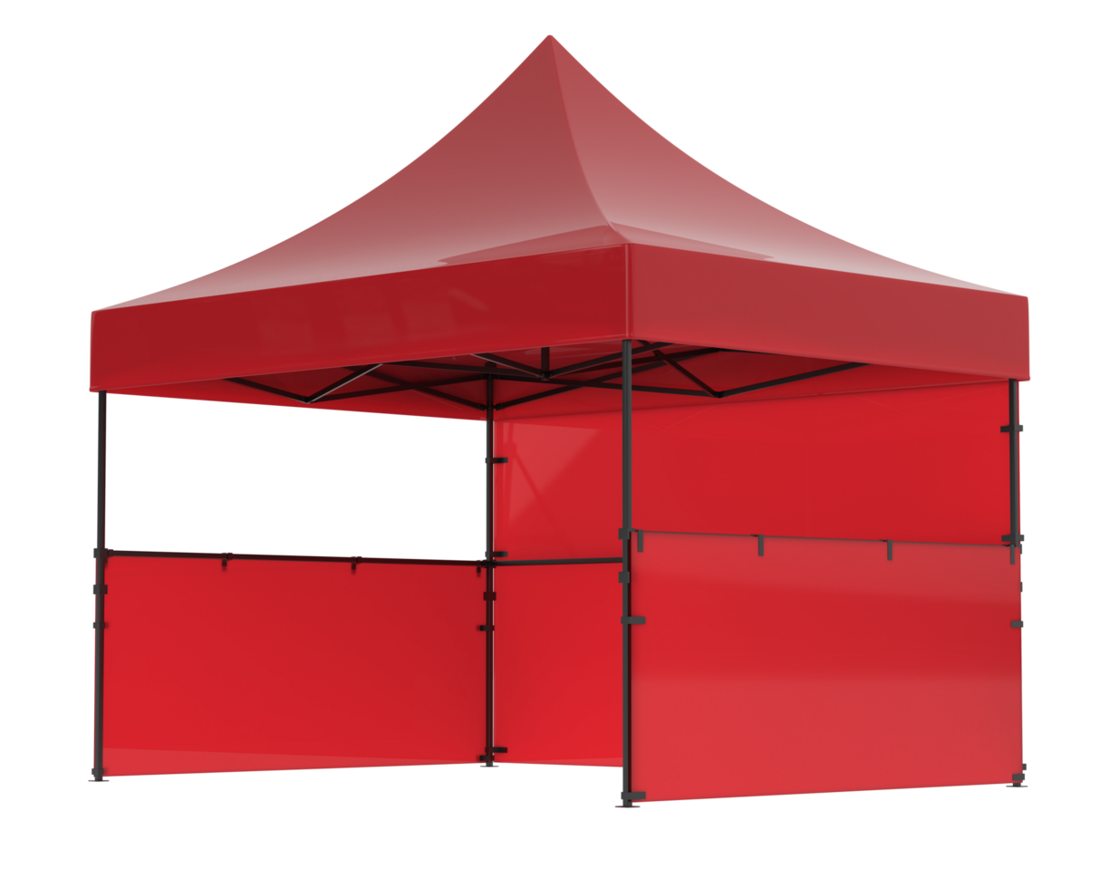 Event booth isolated on background. 3d rendering - illustration png