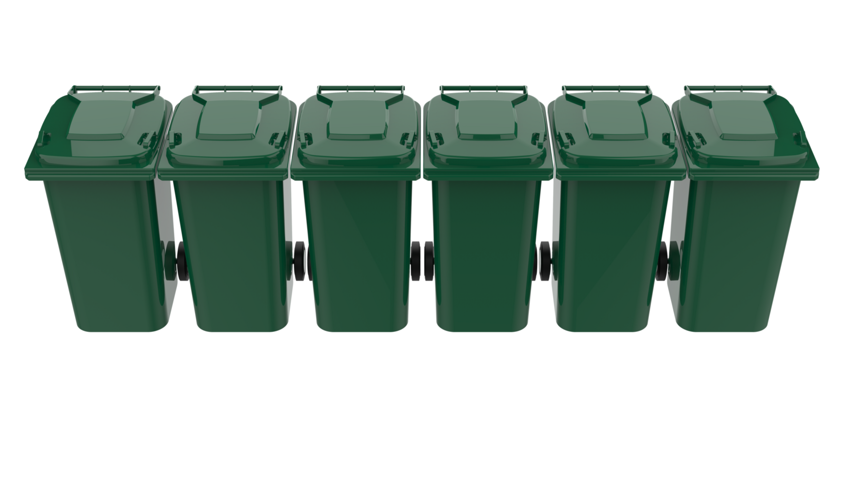 Garbage bin isolated on background. 3d rendering - illustration png