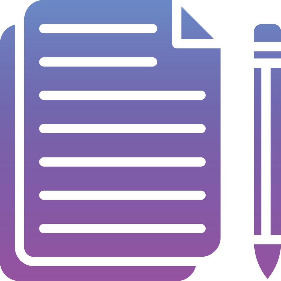 Blogging Vector Icon