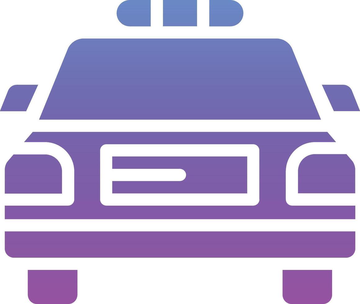 Police Car Vector Icon