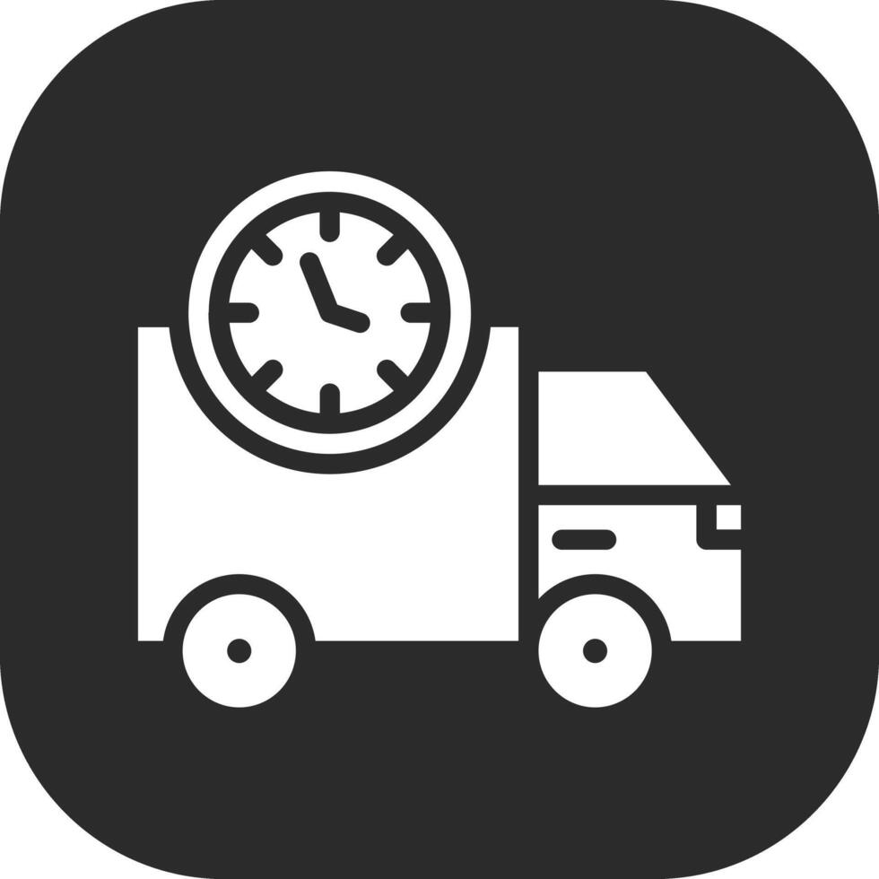 icono de vector de tiempo de entrega