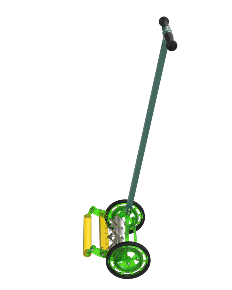 Lawn trimmer isolated on background. 3d rendering - illustration png