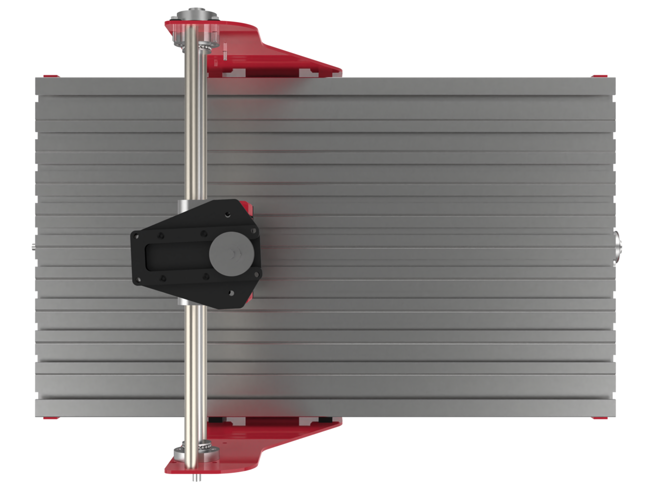 CNC machine isolated on background. 3d rendering - illustration png