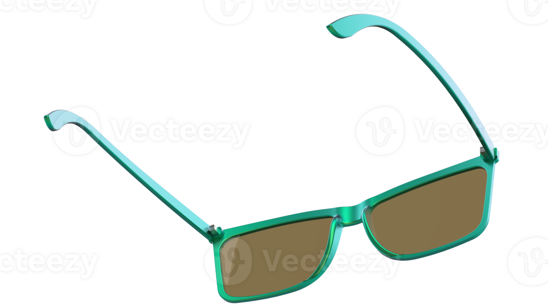 Sun glasses isolated on background. 3d rendering - illustration png