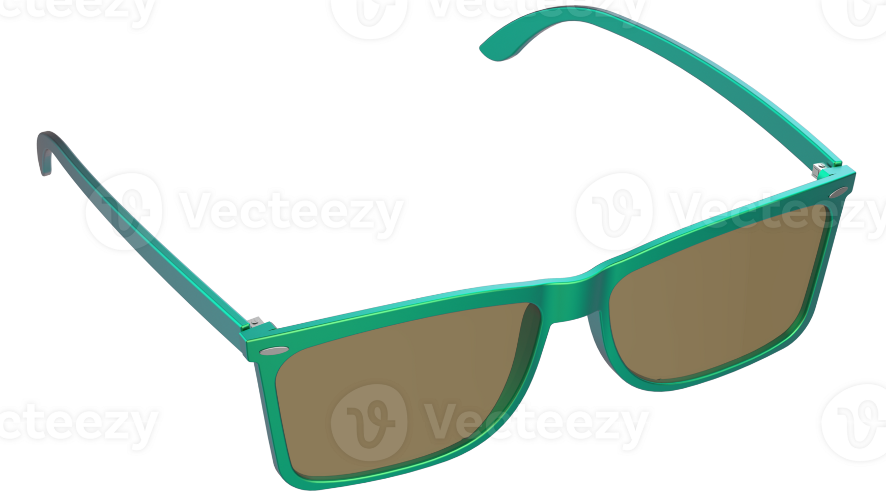 Sun glasses isolated on background. 3d rendering - illustration png