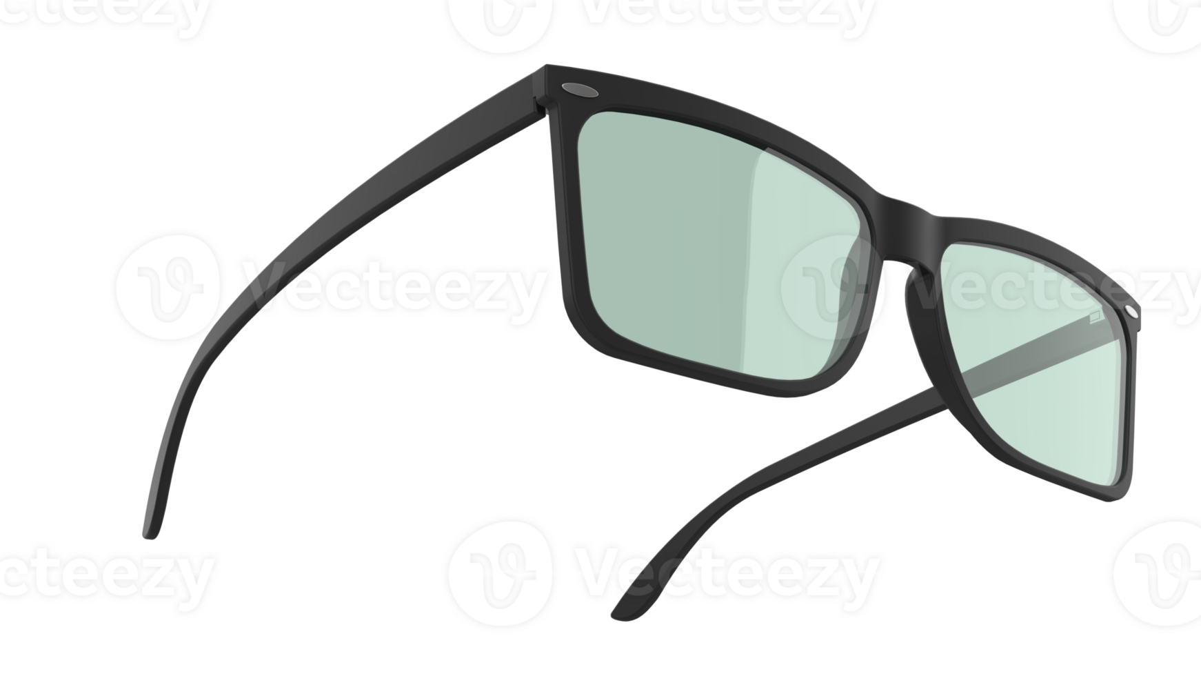 Sun glasses isolated on background. 3d rendering - illustration png