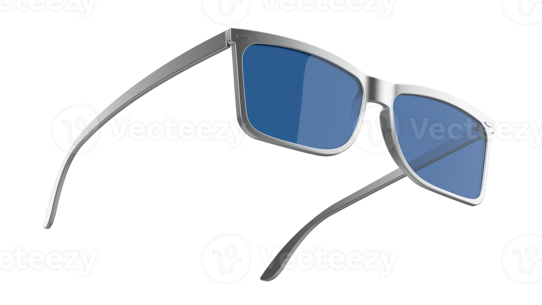 Sun glasses isolated on background. 3d rendering - illustration png