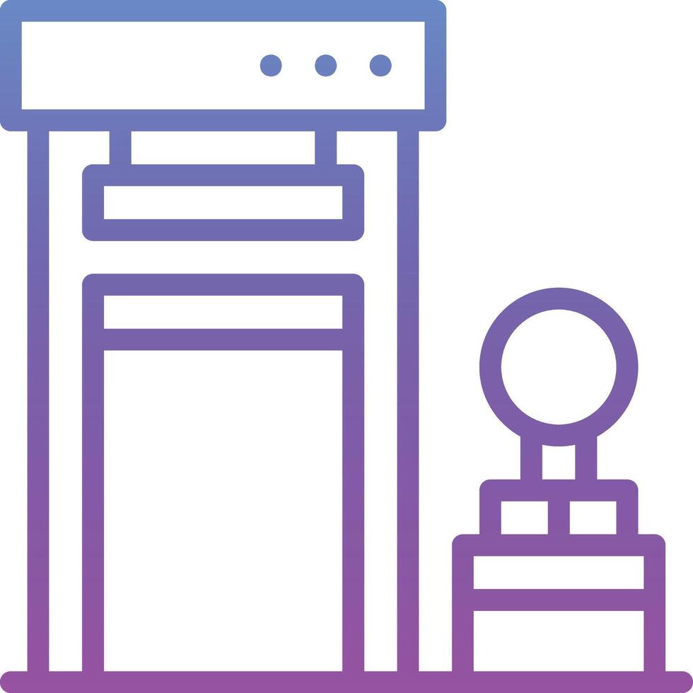 Boarding Gate Vector Icon