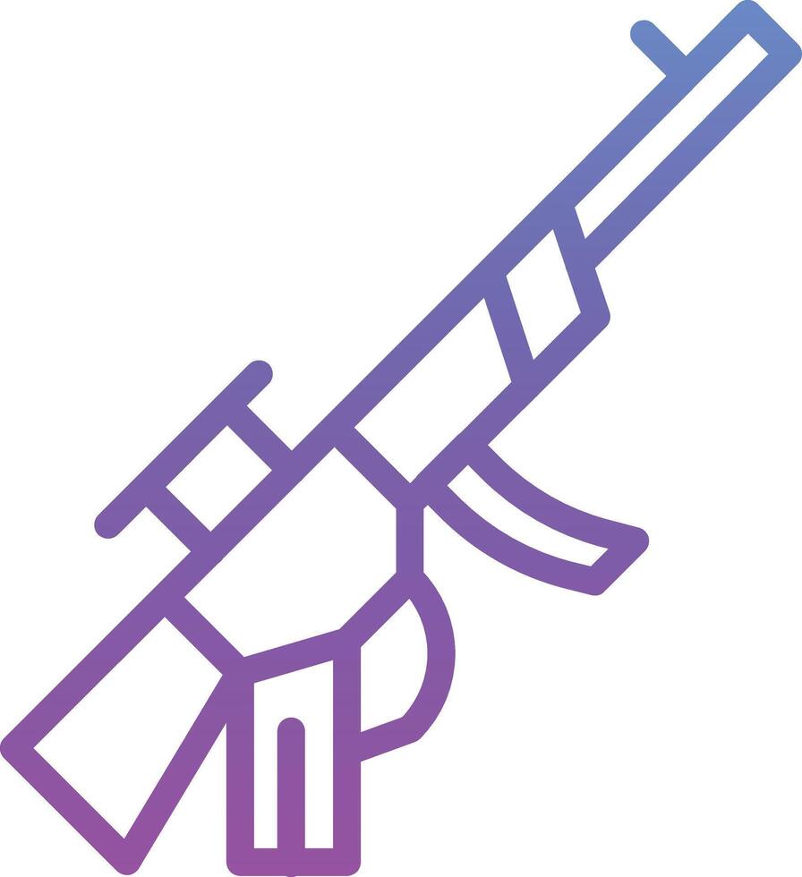 Ejército pistola vector icono