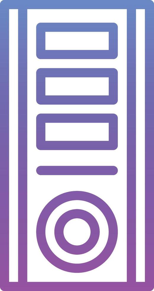 icono de vector de torre de computadora