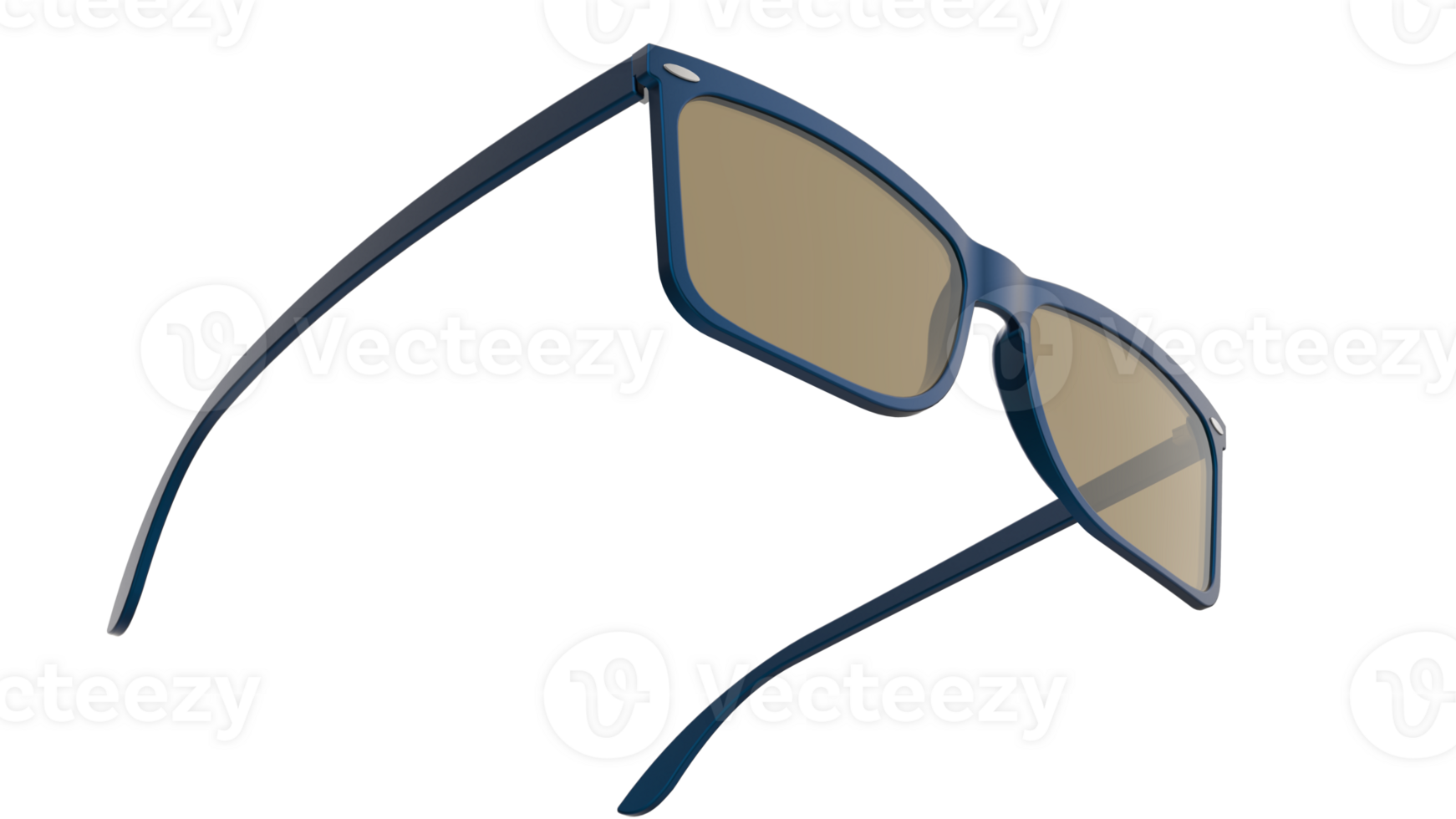 Sun glasses isolated on background. 3d rendering - illustration png