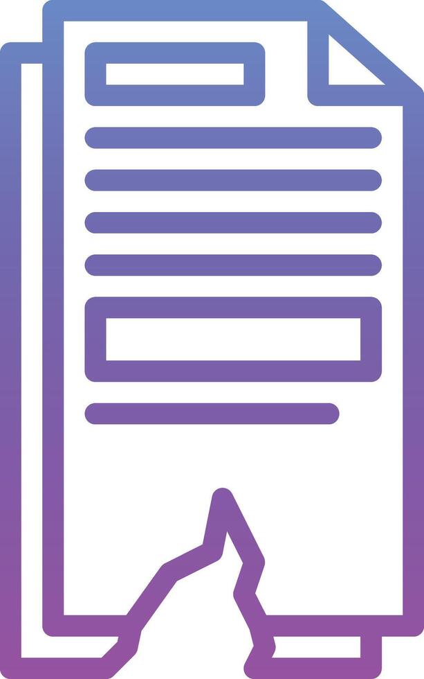 Data Loss Vector Icon