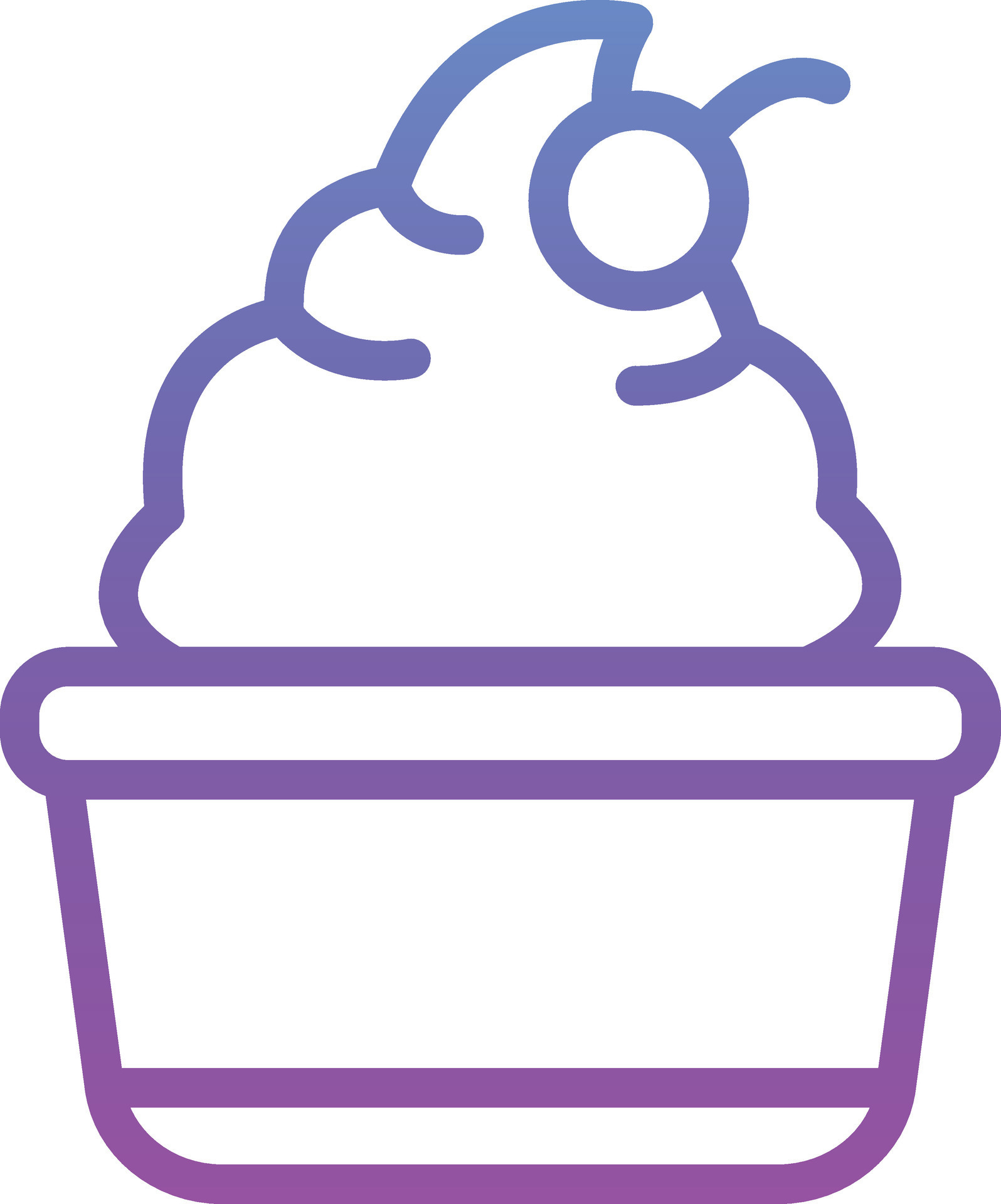 Ice Cream Cup Vector Icon 37365279 Vector Art at Vecteezy