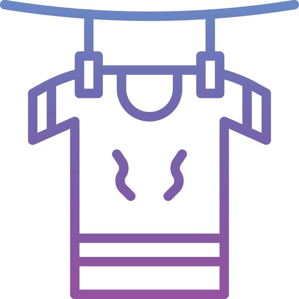 Drying Clothes Vector Icon