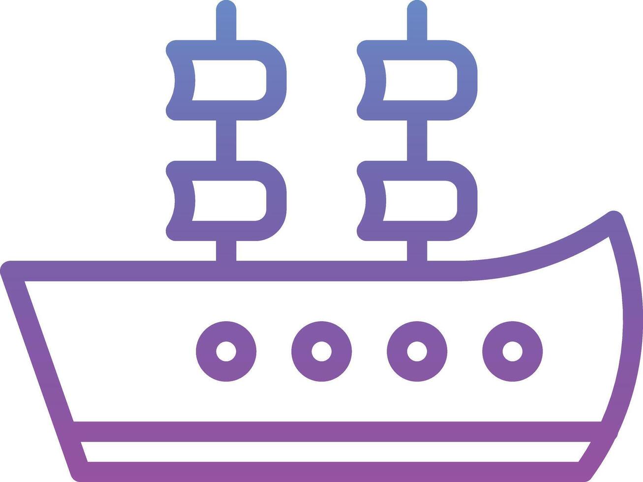 Galleon Vector Icon