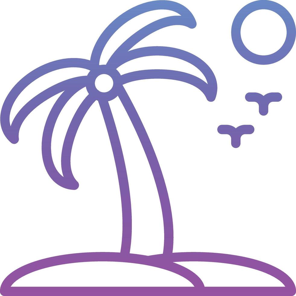 Island Vector Icon