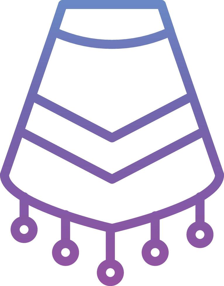 Poncho Vector Icon