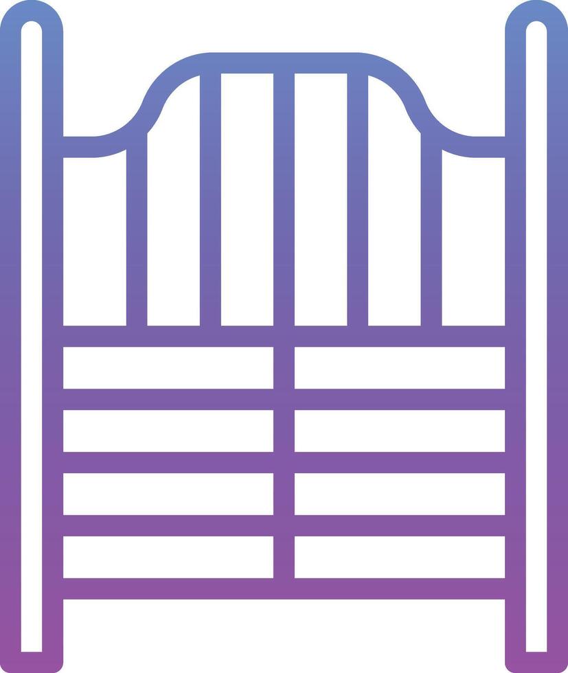 Saloon Gate Vector Icon